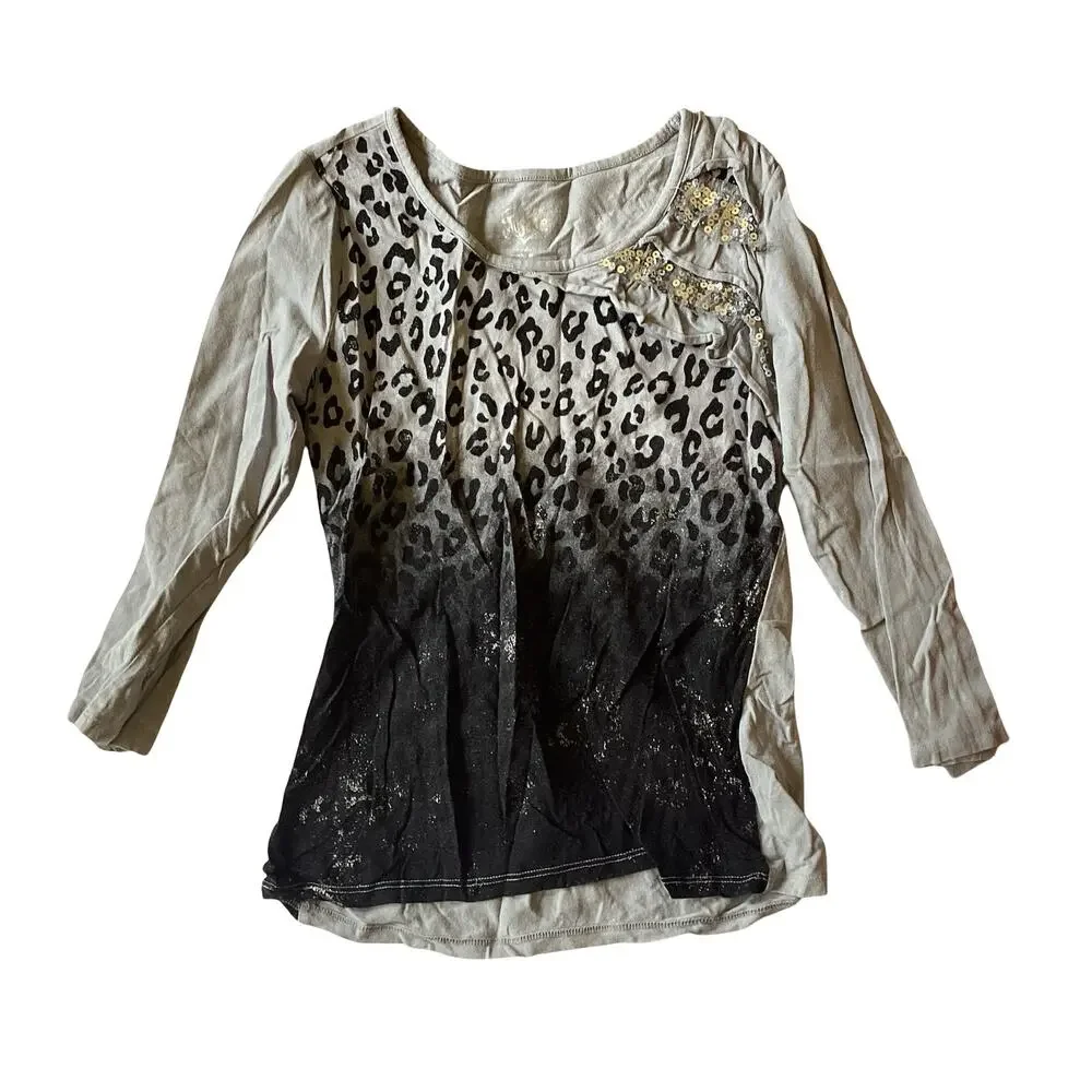 Justice Animal Print Top
